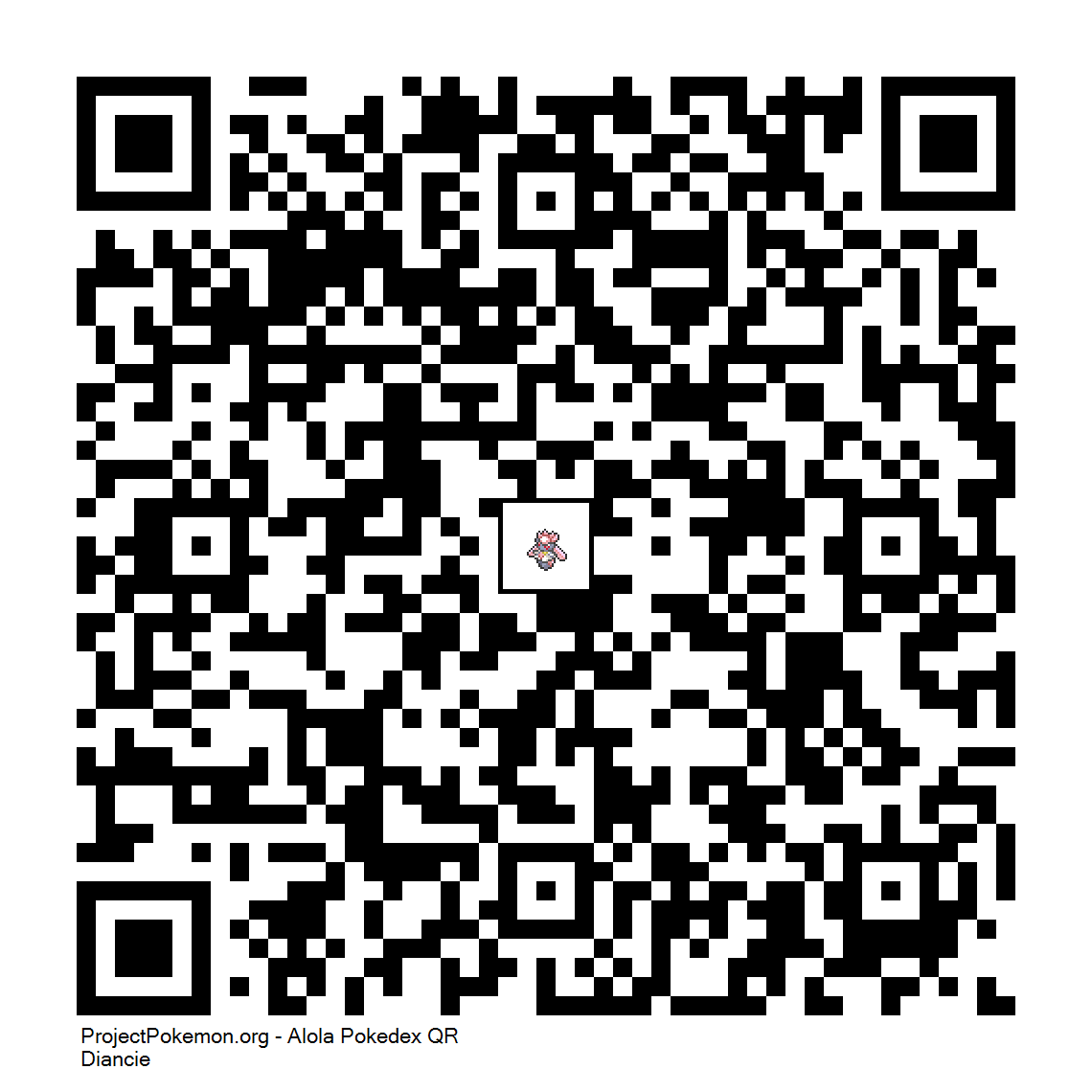 Cdigo QR de Diancie